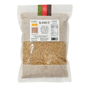2 lb pouch of Kosbee organic Khorasan wheat whole grain Kamut, a nutrient-dense ancient grain for healthy meals. 코스비 유기농 호라산 밀 카무트 2lbs 패키지.