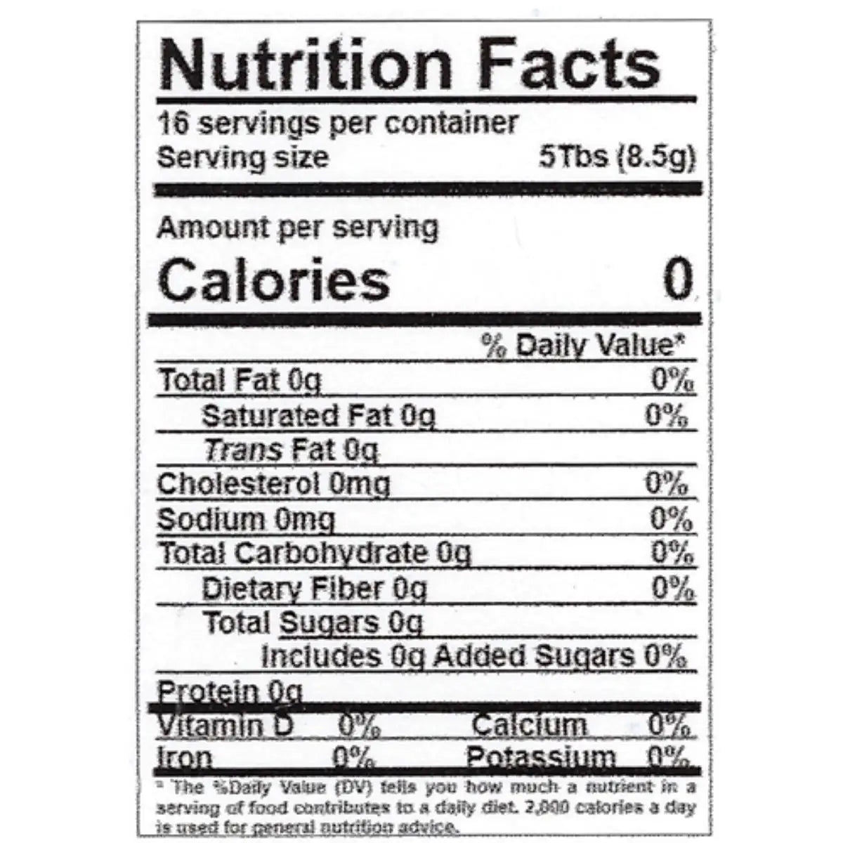 Nutrition facts and supplement information label for KOSBEE Licorice Root Slices package