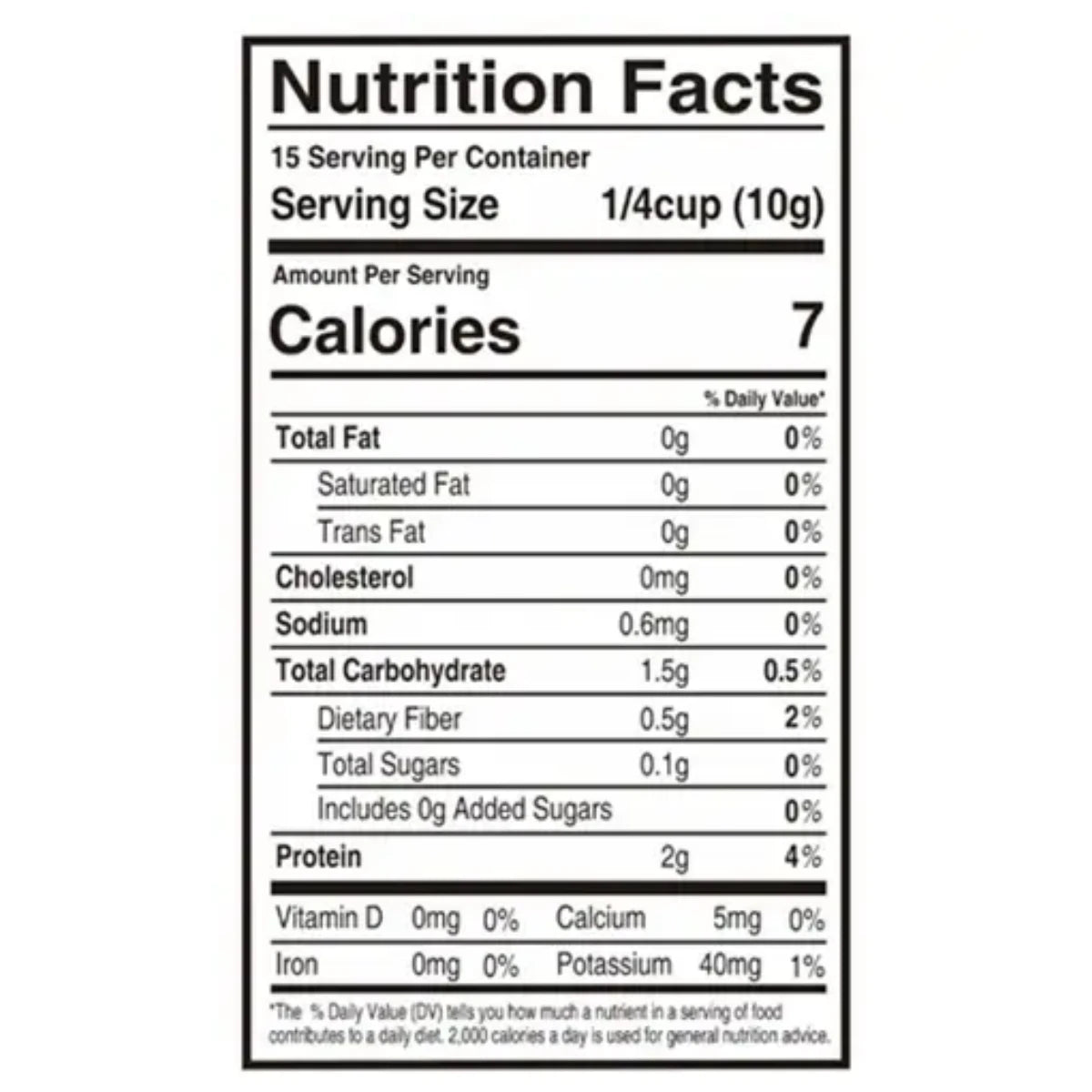 Nutrition facts and supplement information label for KOSBEE Korean Roasted Burdock Root