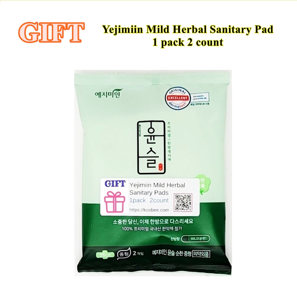 Yejimiin Unscented Panty long Liner Daily Cotton 175mm 81 Count + 2 count (Herbal Pads)