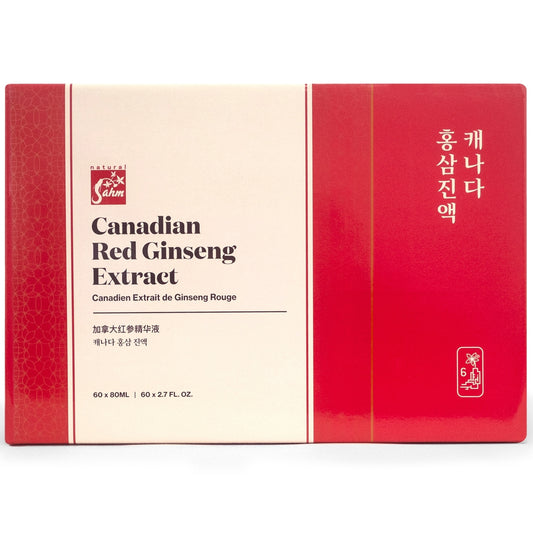 Canadian red ginseng extract (60 Packs X 80ML) 캐나다 홍삼액