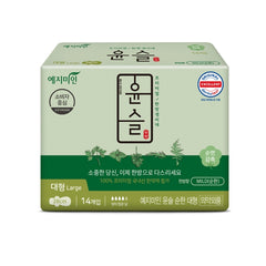 Yejimiin Mild Korean Herbal Scent Sanitary Pads 예지미인 한방 생리대+ 2 count (L,M,S)