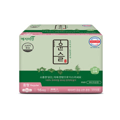 Yejimiin Mild Korean Herbal Scent Sanitary Pads 예지미인 한방 생리대+ 2 count (L,M,S)